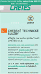 Mobile Screenshot of chetes.cz